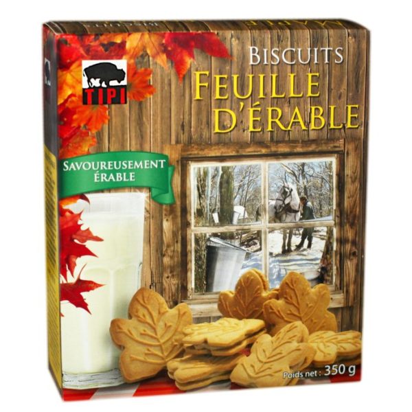 Les biscuits feuille d'érable