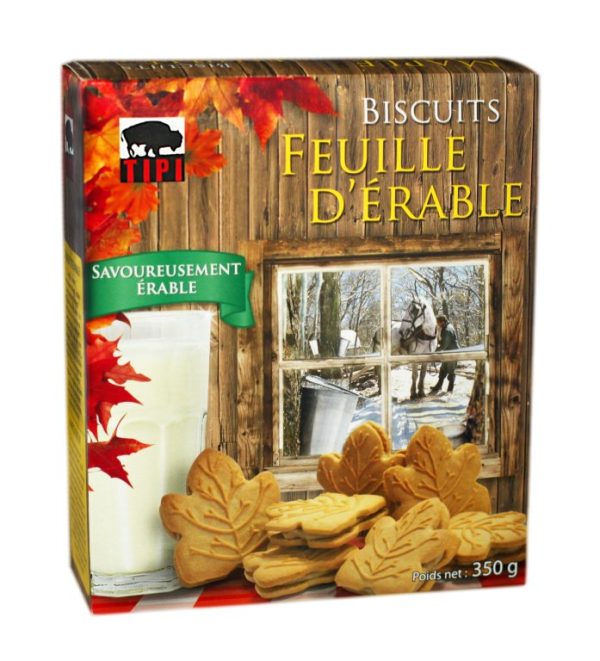 Les biscuits feuille d'érable